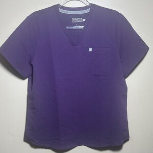 Fabletics Purple Scrub Top‎ | Large